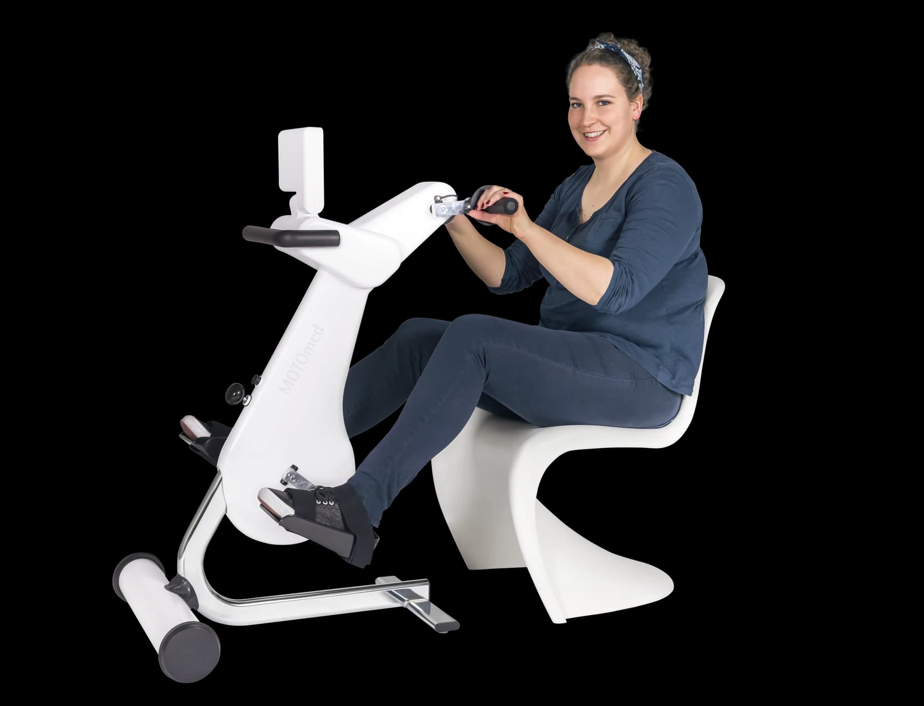 MOTOmed utilizat pentru terapia prin mișcare asistată
